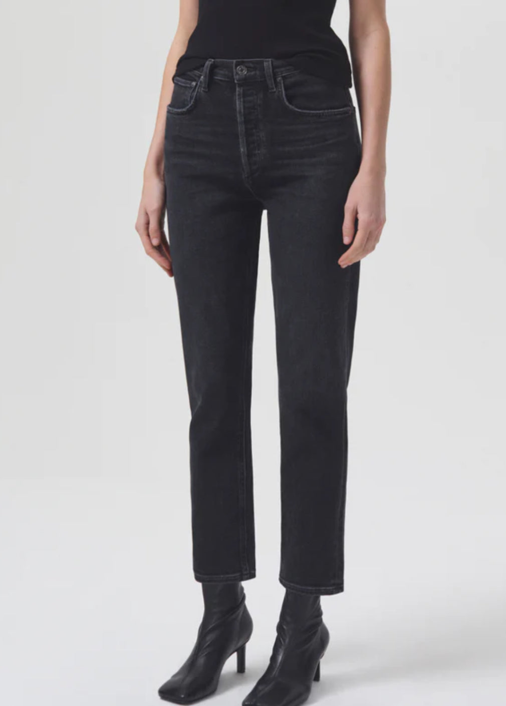 AGOLDE Riley Crop in Panoramic (Organic Cotton)