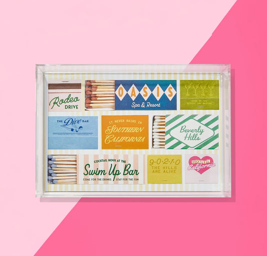 California Matchbook Small Tray