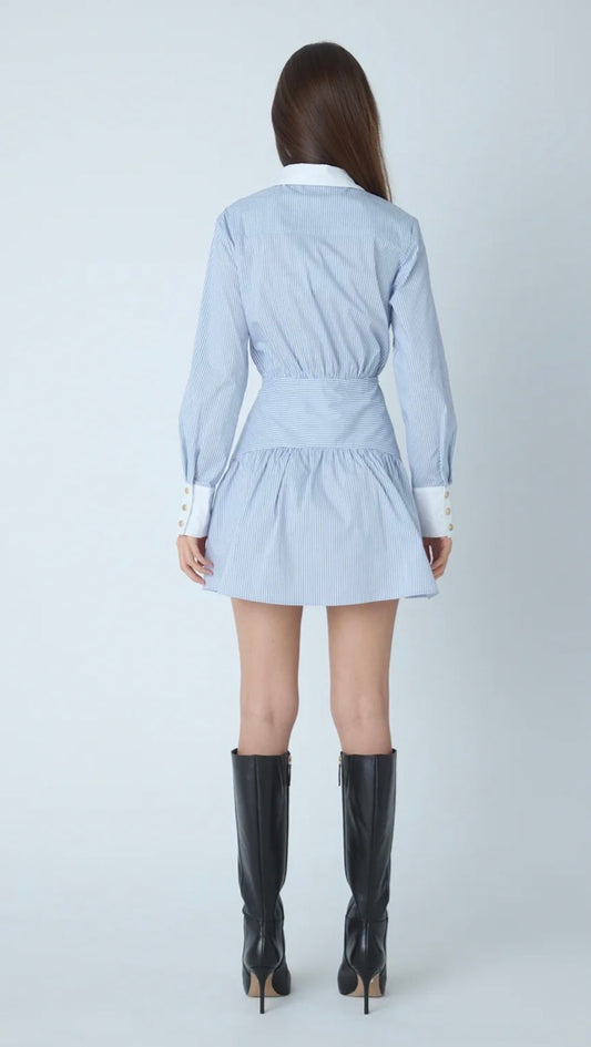 Cora Drop Waist Shirt Dress