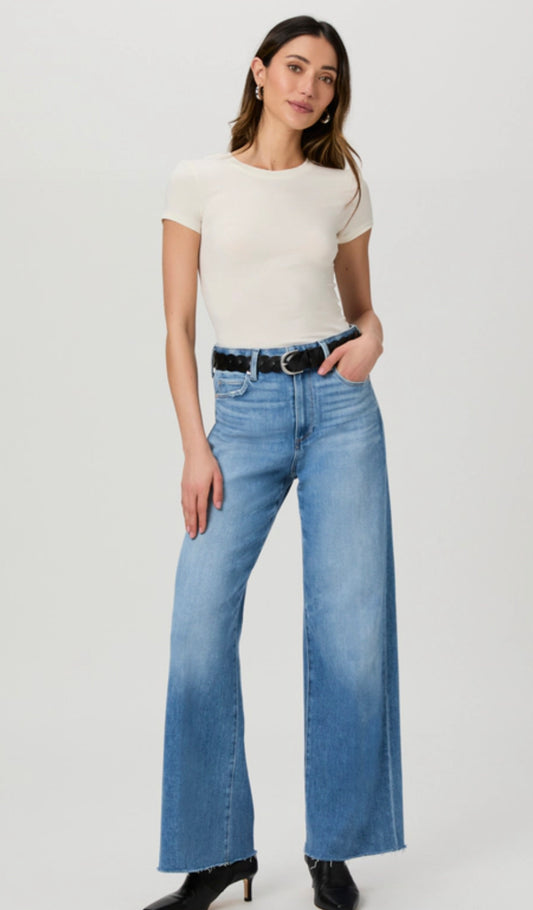 Paige Anessa 31" Wide Leg Jean in Mesmerize
