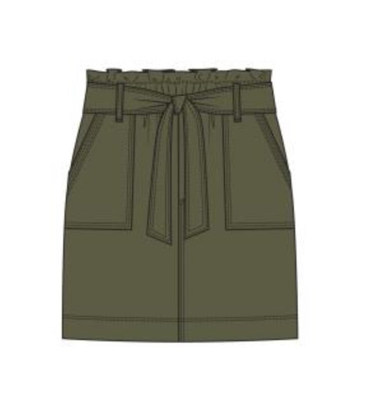 Jaela Vegan Leather Skirt