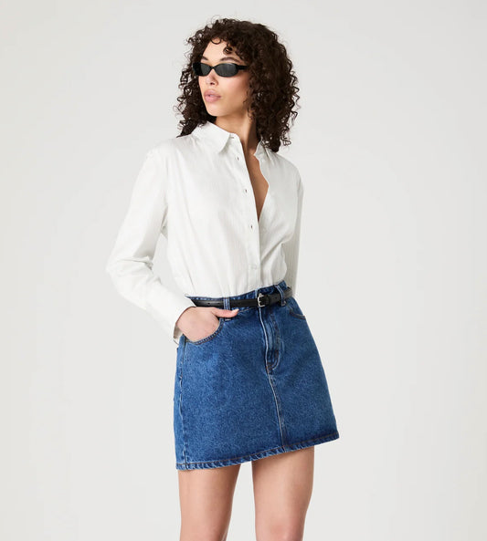 Pinstripe Poplin Button Down