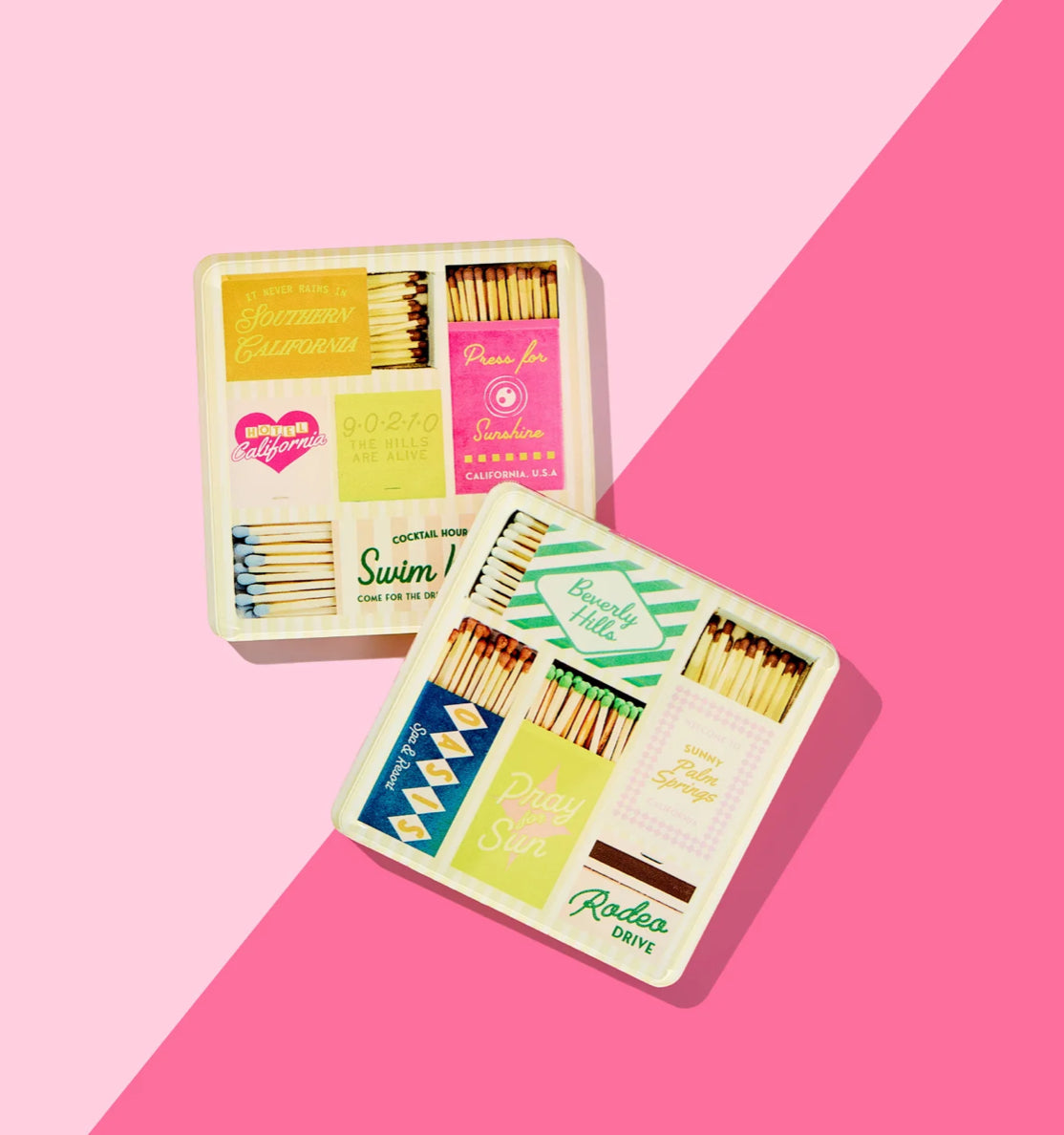 California Matchbook Coasters
