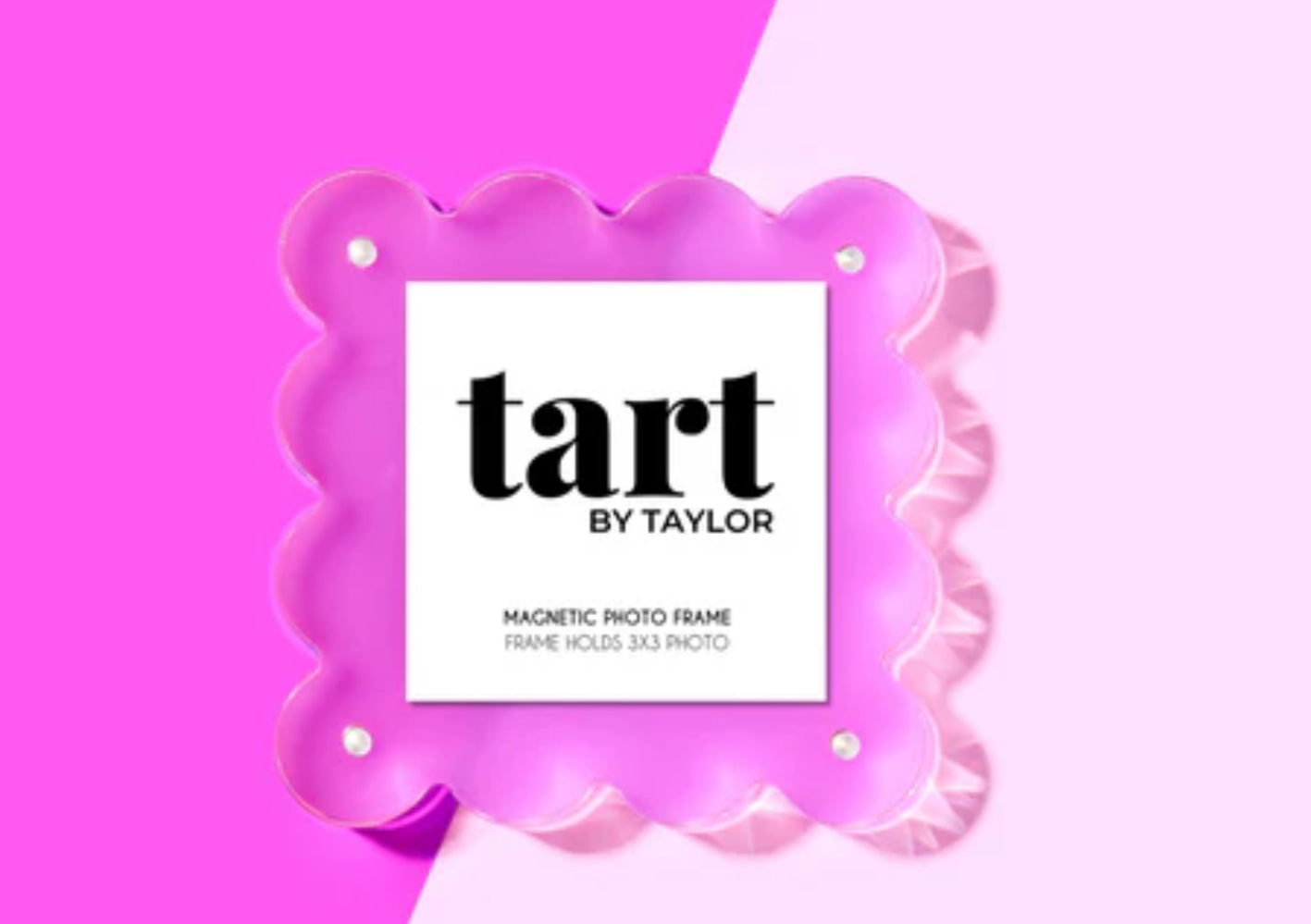 Mini Fuchsia Acrylic Picture Frame