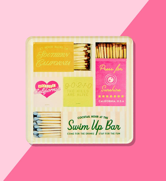 California Matchbook Coasters