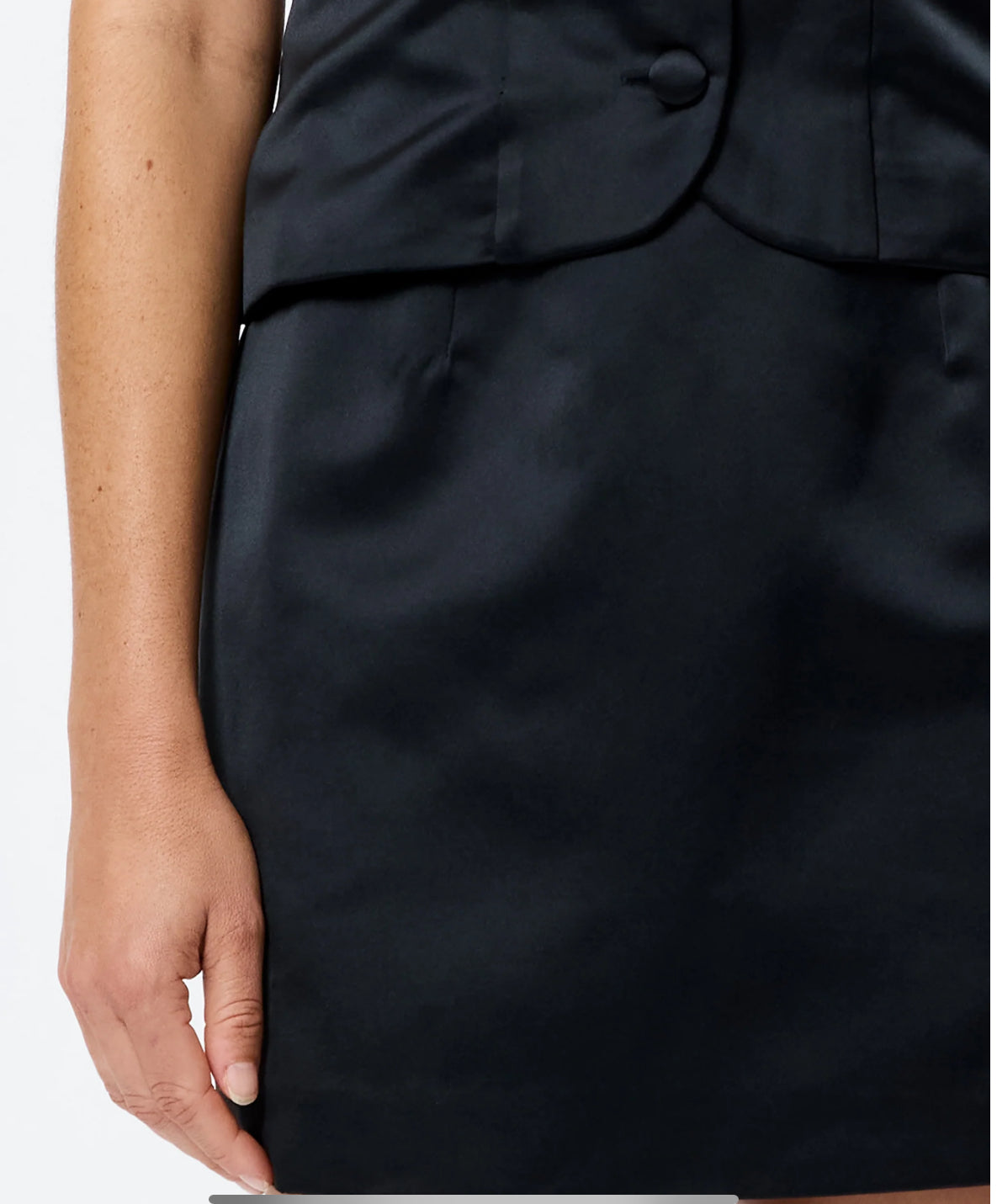 Jaxon Satin Mini Skirt