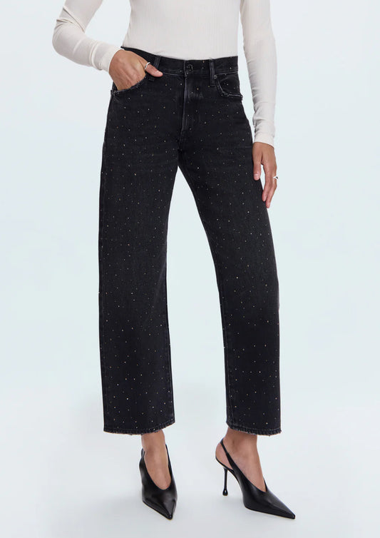 Lexi Rhinestone Bowed Straight