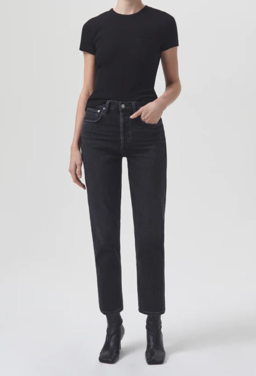 AGOLDE Riley Crop in Panoramic (Organic Cotton)