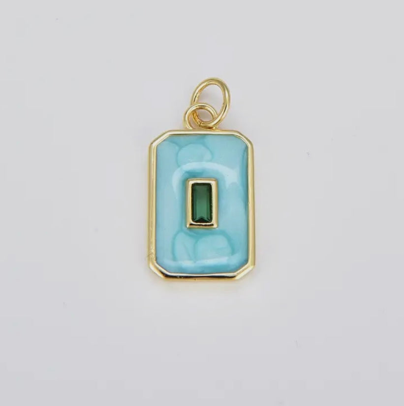 Baguette Charm - Blue