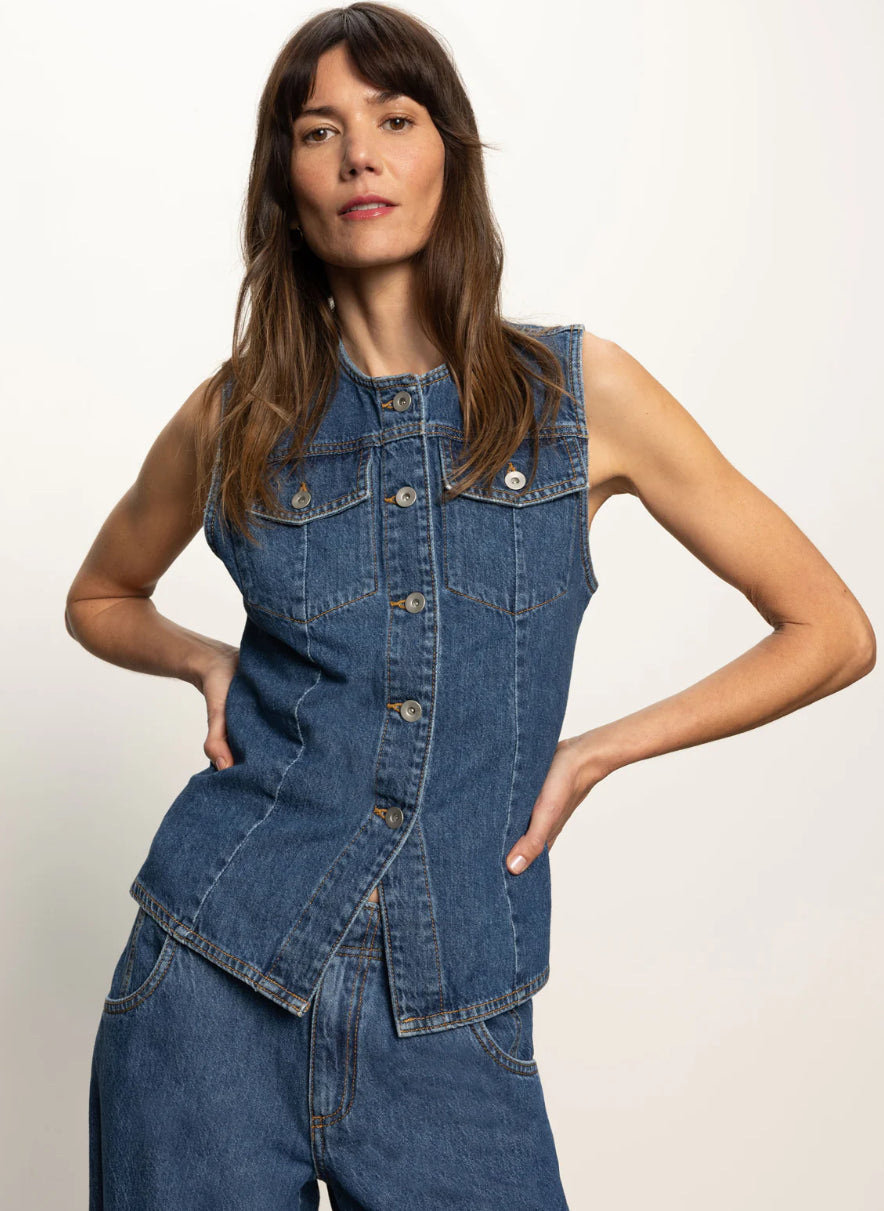 Maritime Denim Vest
