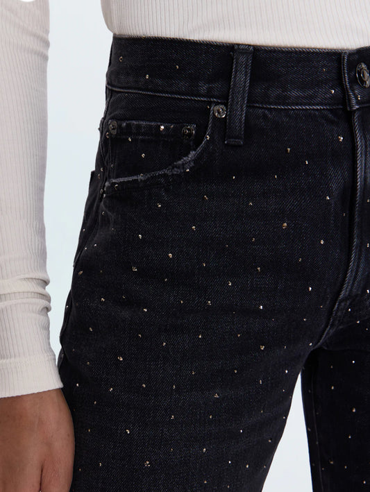 Lexi Rhinestone Bowed Straight