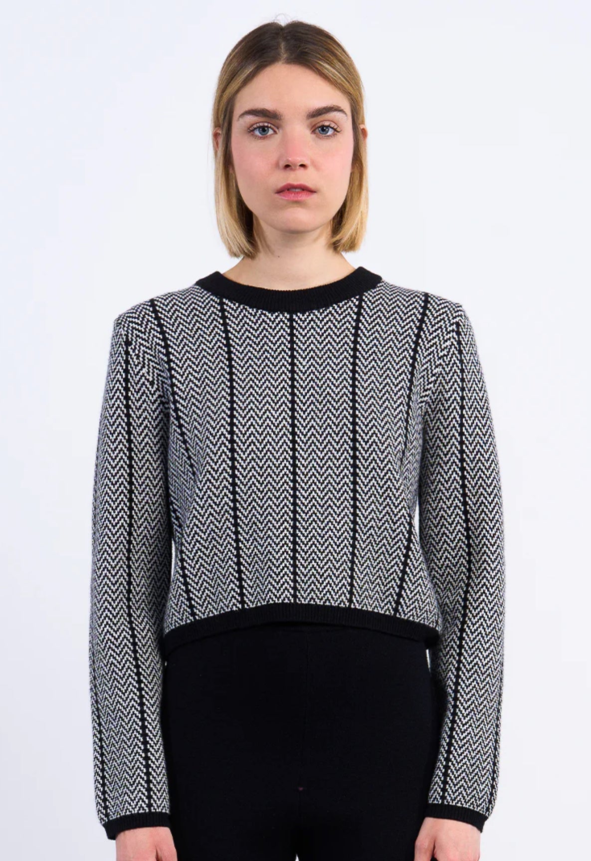 Vertical Stripe Sweater