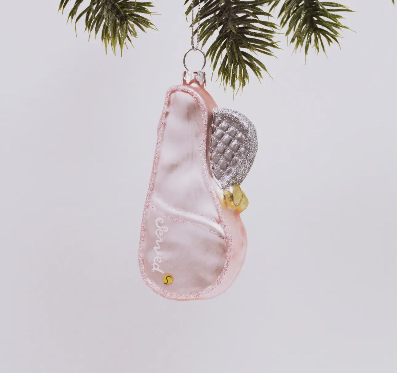 Pink Tennis Ornament