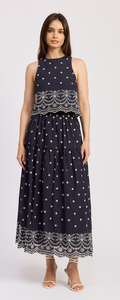 Nara Top in Navy