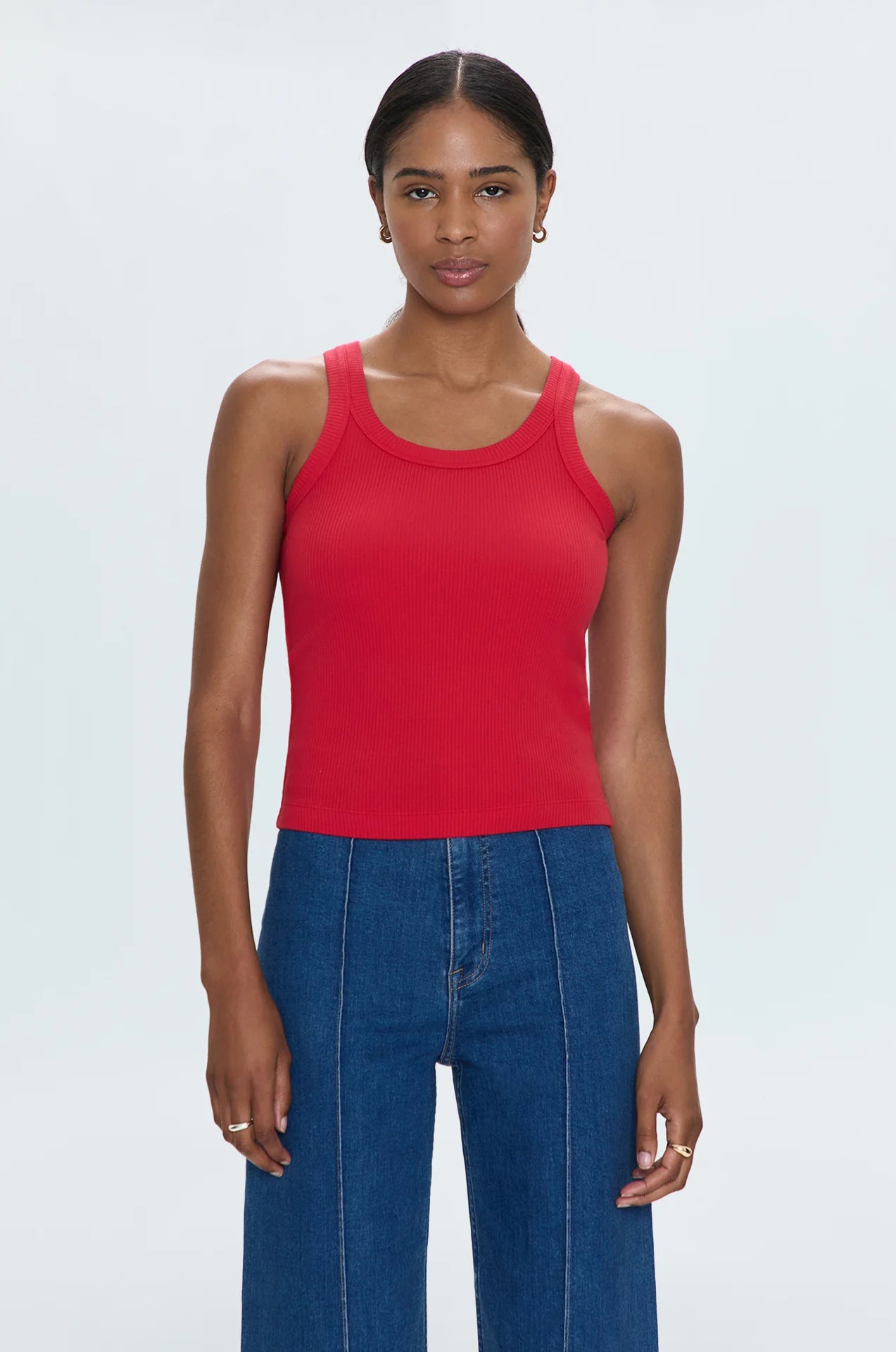 Christy Curved Hem Tank