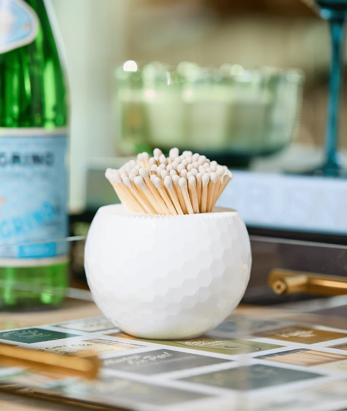 Golf Ball Match Striker - White Matches