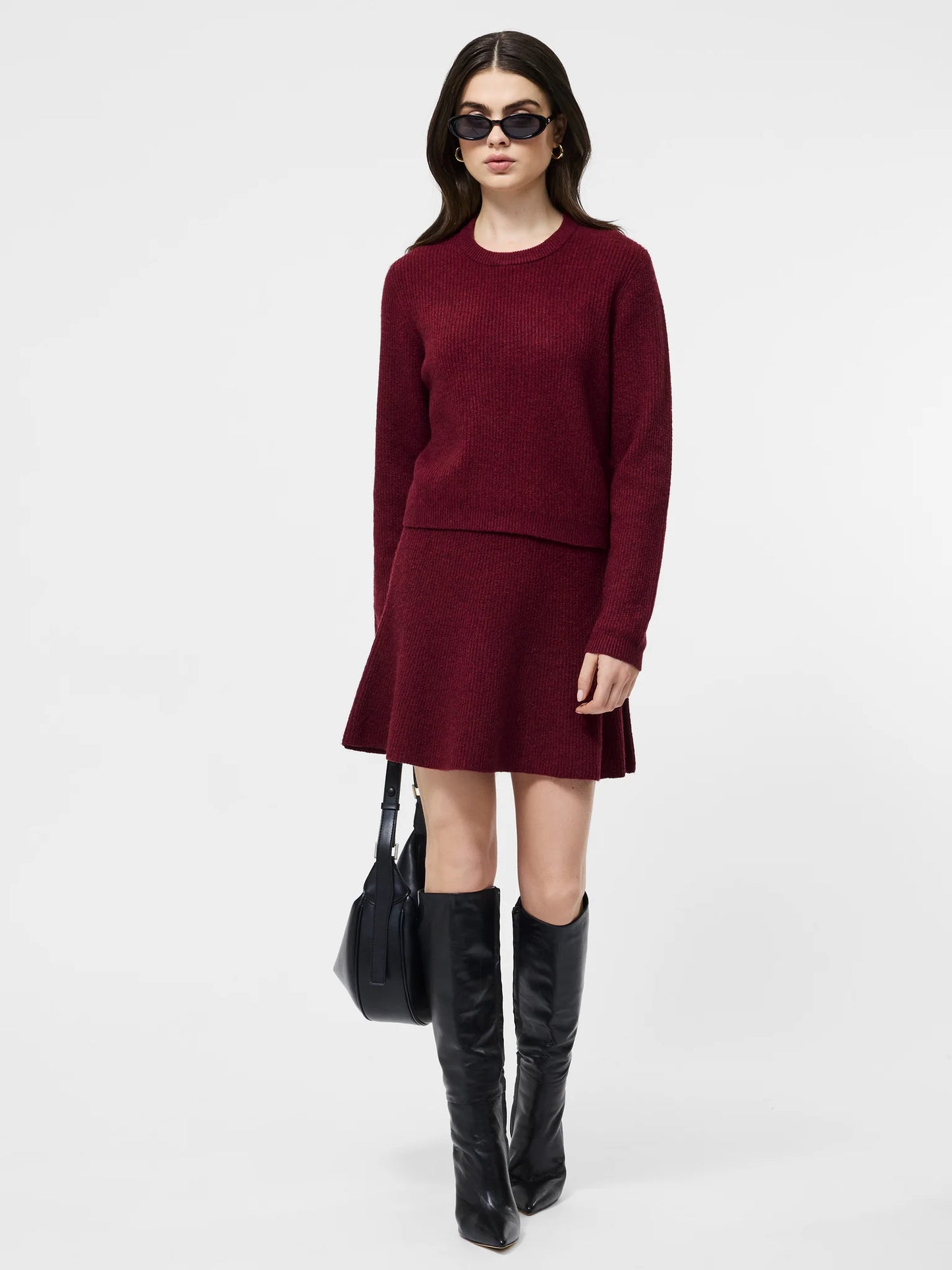 Vhari Knit Mini Skirt