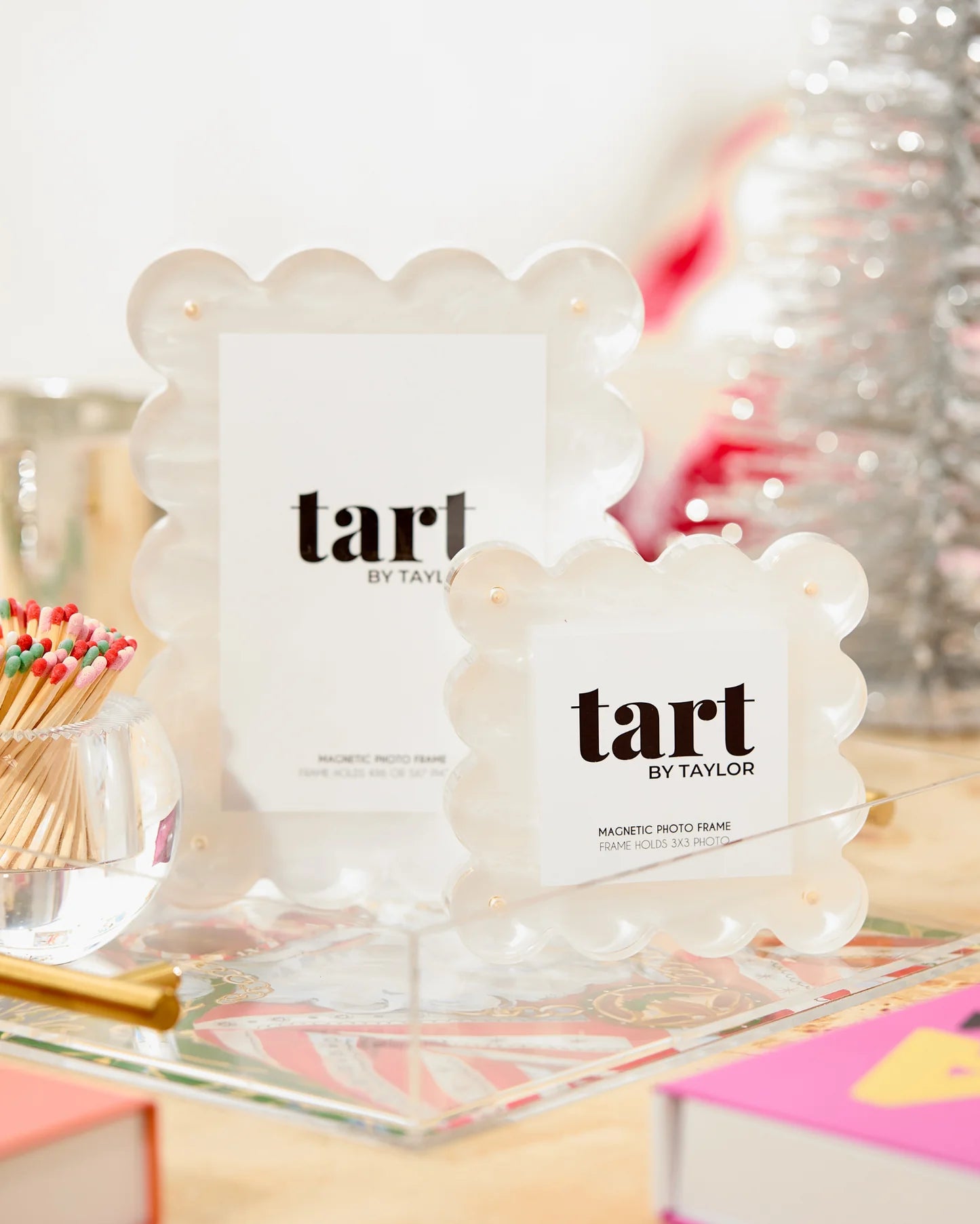 Mini Pearl Acrylic Picture Frame