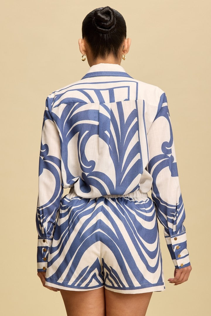 Swirl Shirt Skort Set