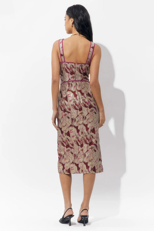 Ella Jacquard Midi