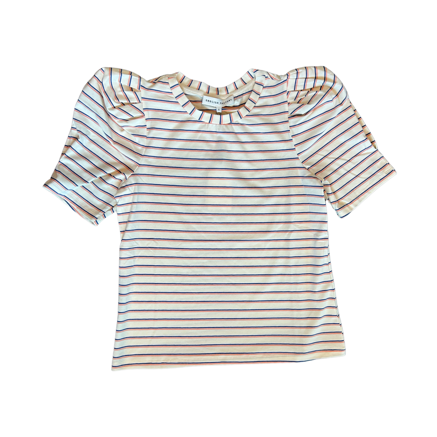 Easy Tee in Blue & Orange