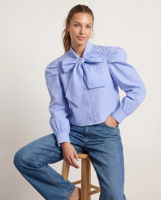 The LS French Bow Shirt