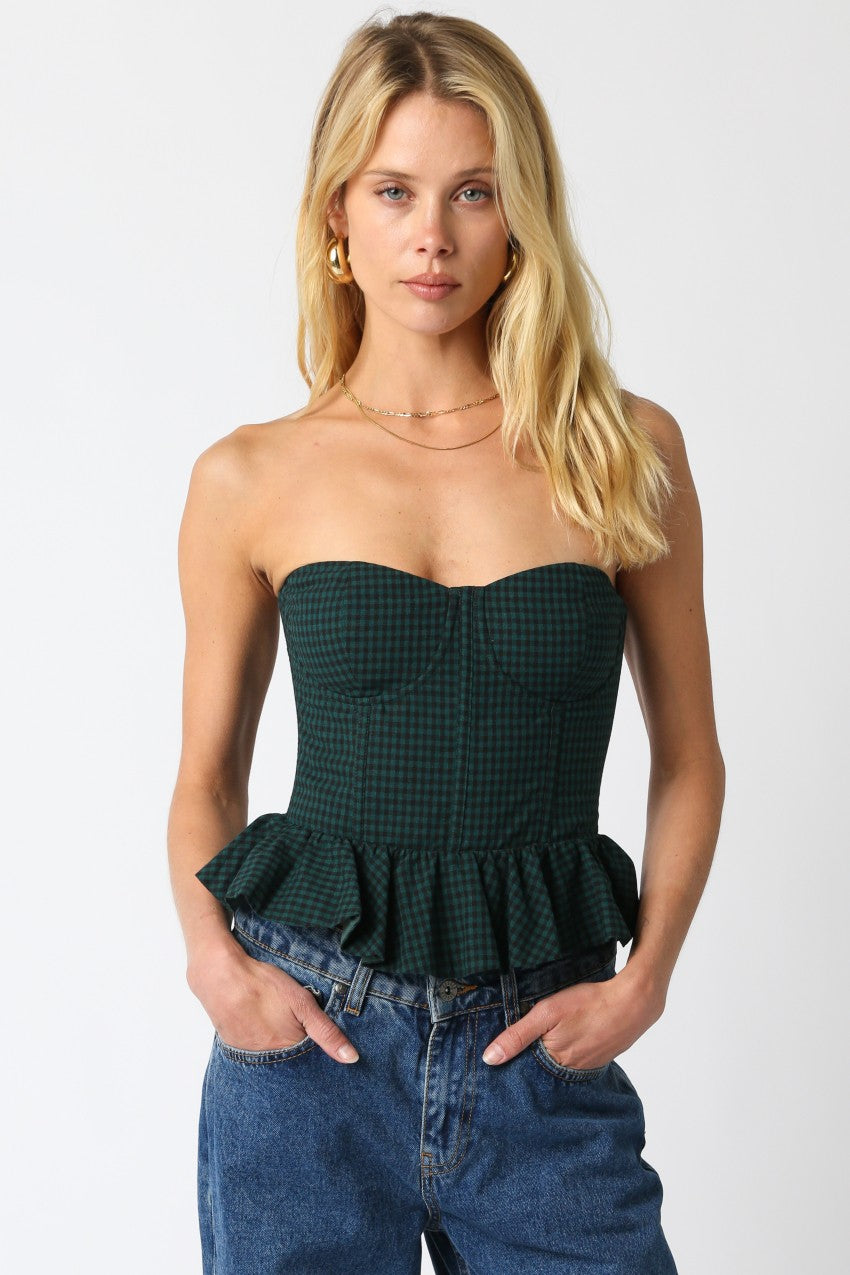 Saylor Checkered Top
