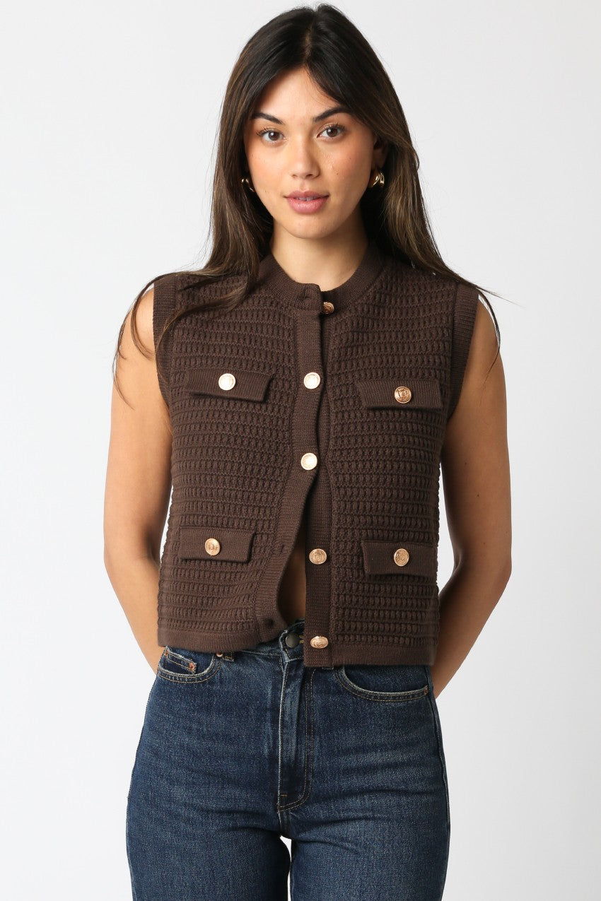 Selena Button Up Top