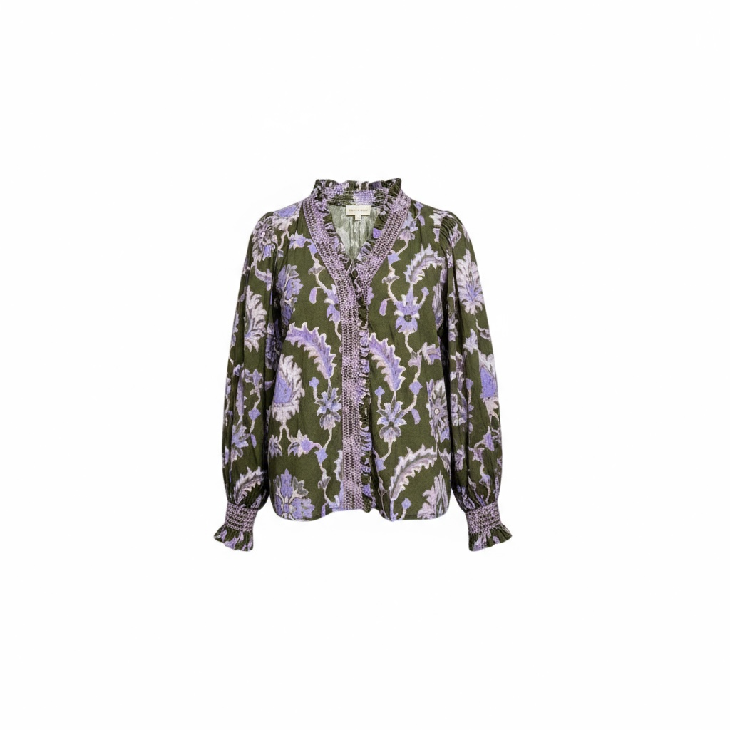 Floral Button Up Top