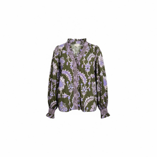 Floral Button Up Top