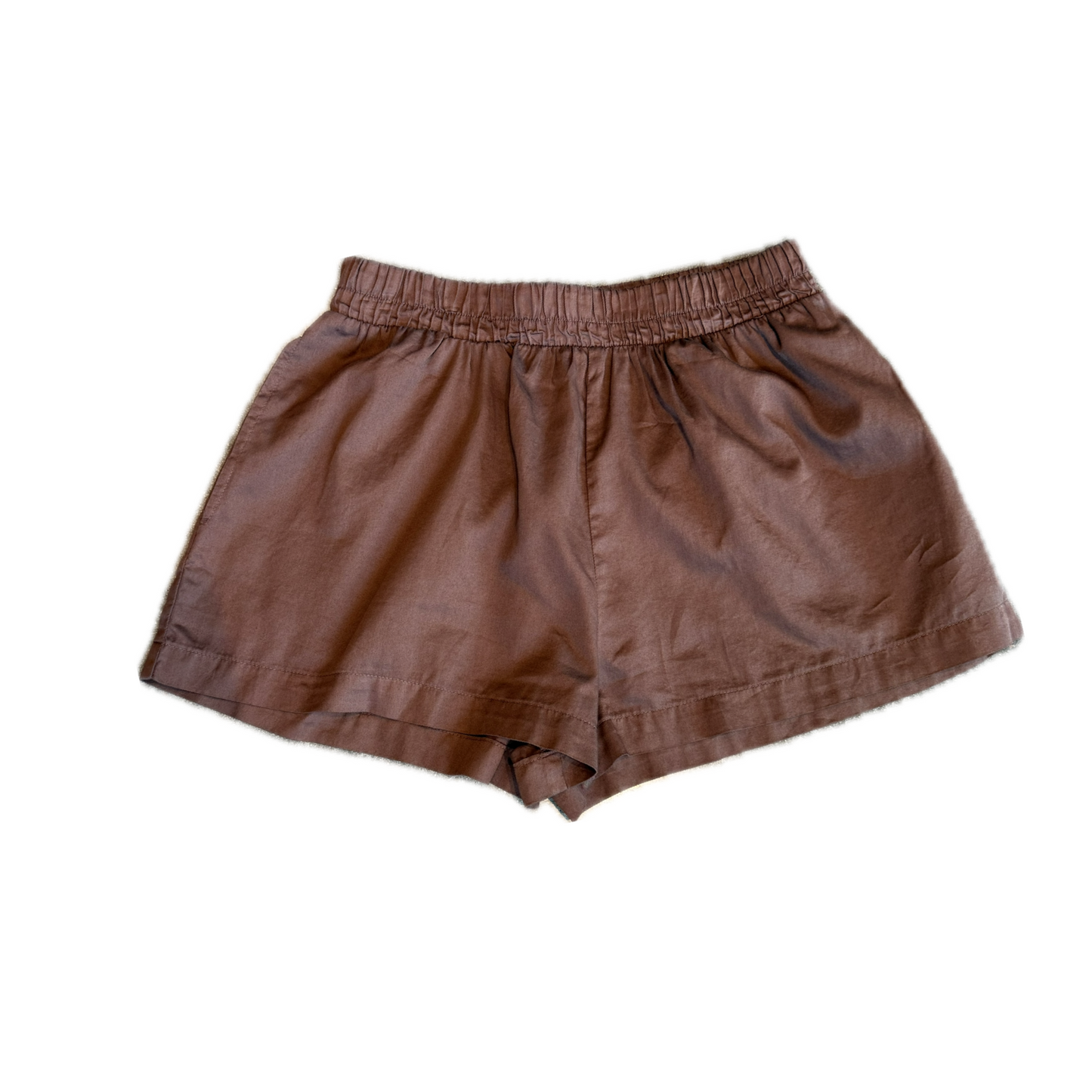 Willow Poplin Shorts in Coco