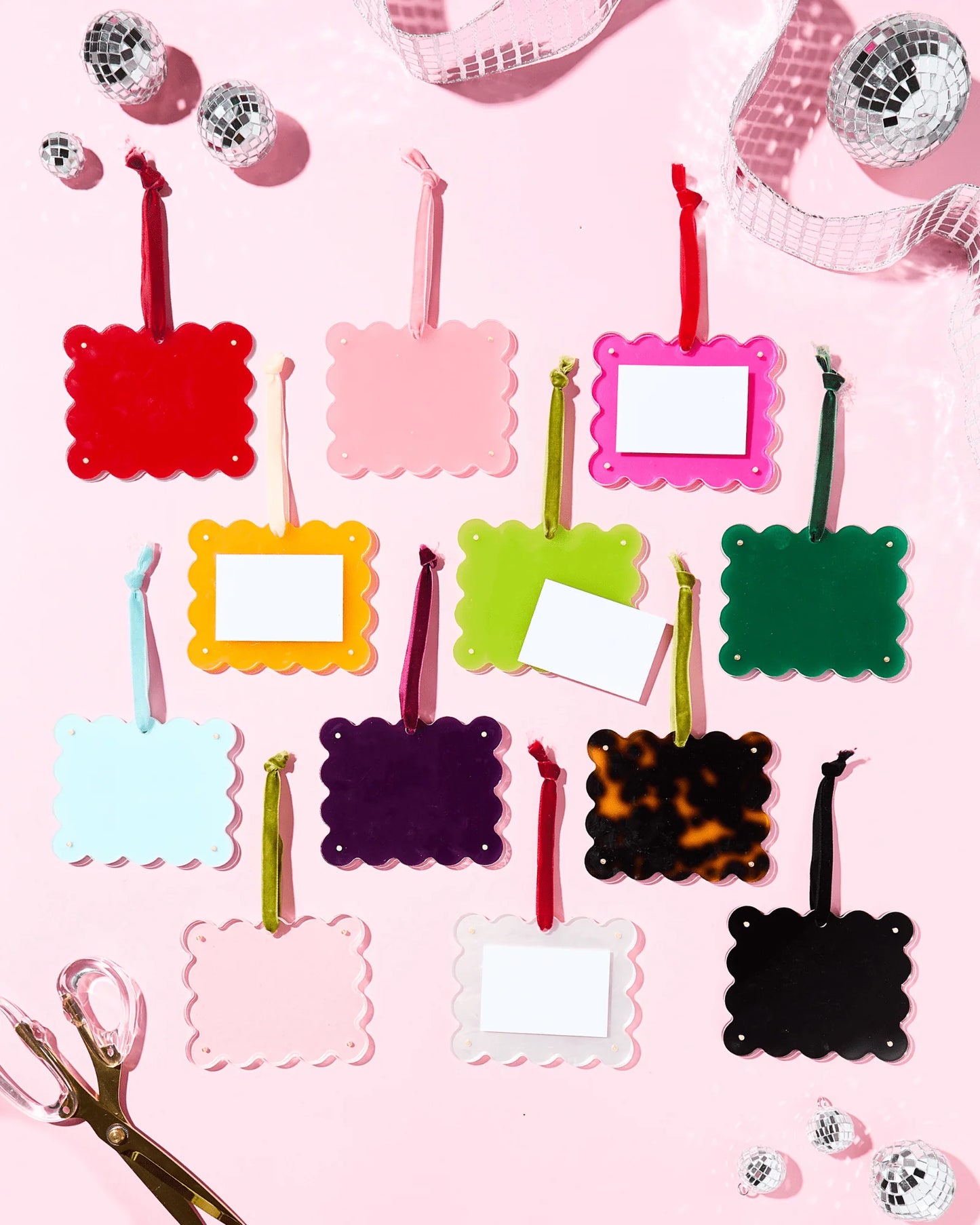 Mini Scallop Frame Ornament