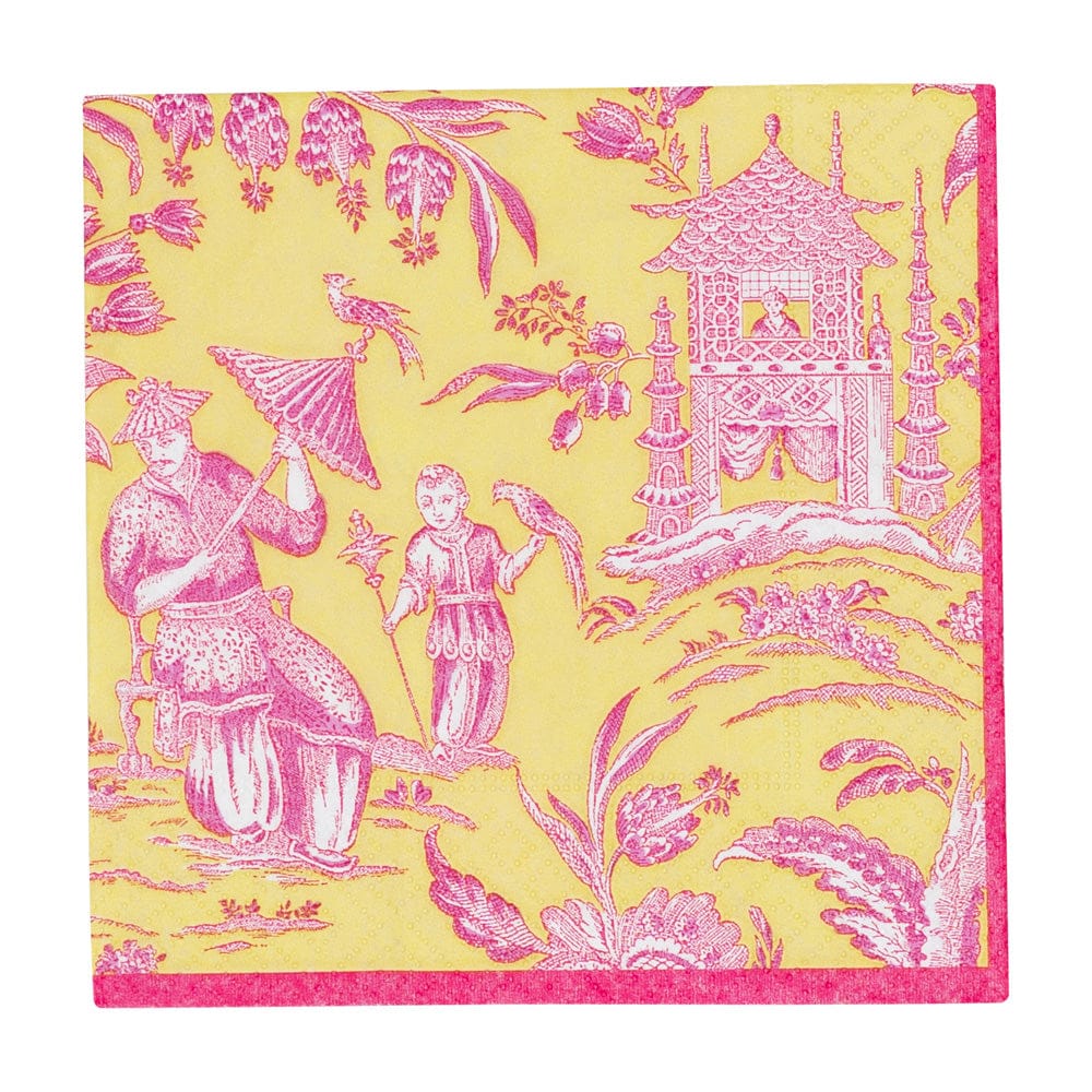 Silk Road Toile Cocktail Napkins