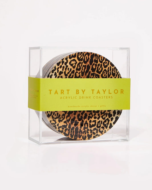 Leopard Print Coasters