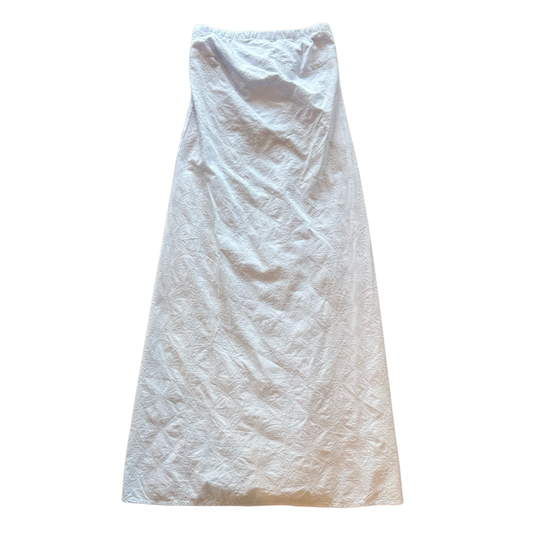 Kenna Strapless Maxi Dress in Blue