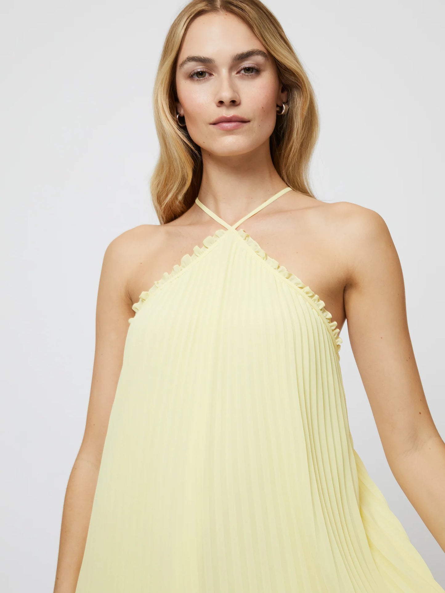 Sunburst Halter Dress