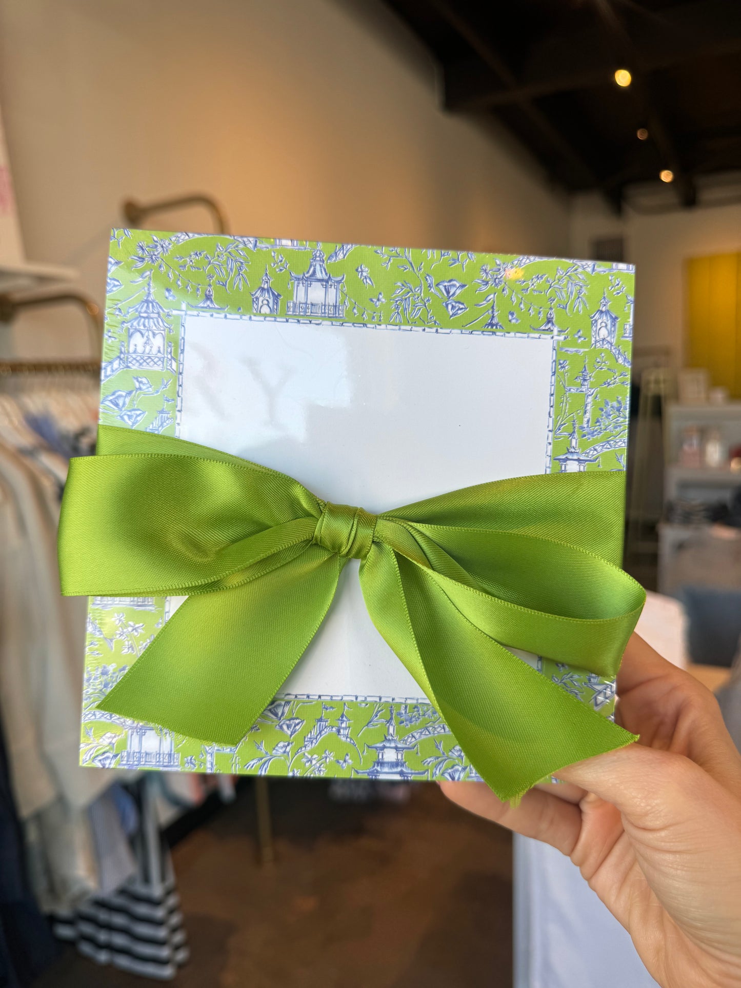 Green Pagoda Notepad