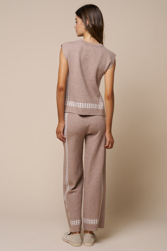 Houndstooth Pant Set