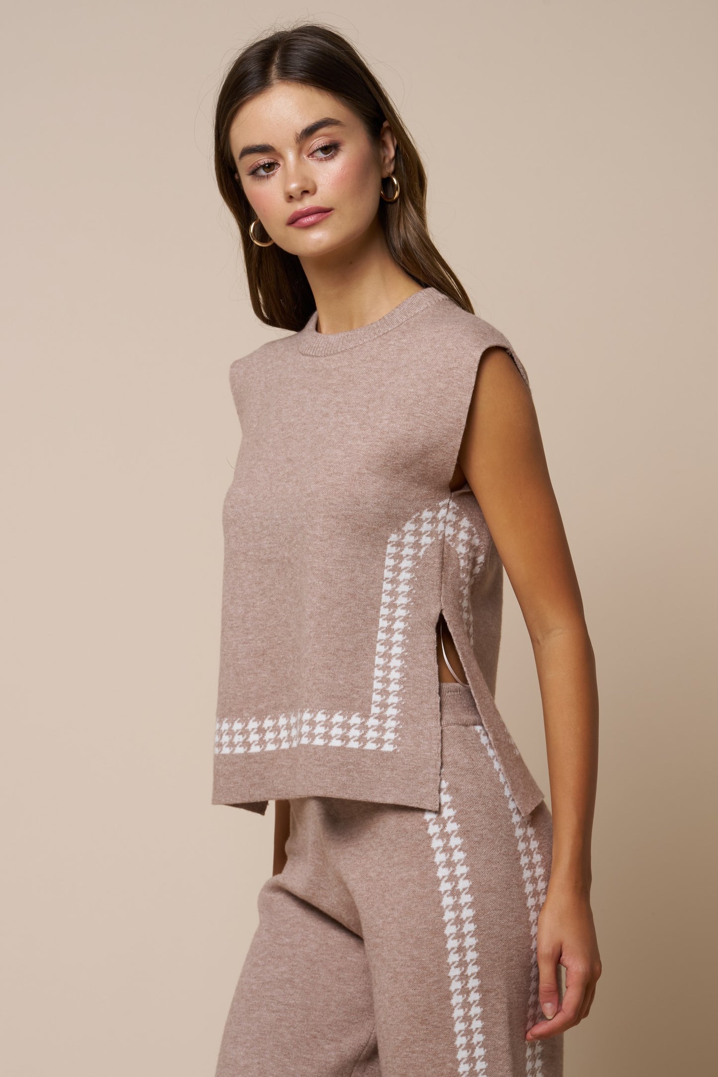 Houndstooth Pant Set