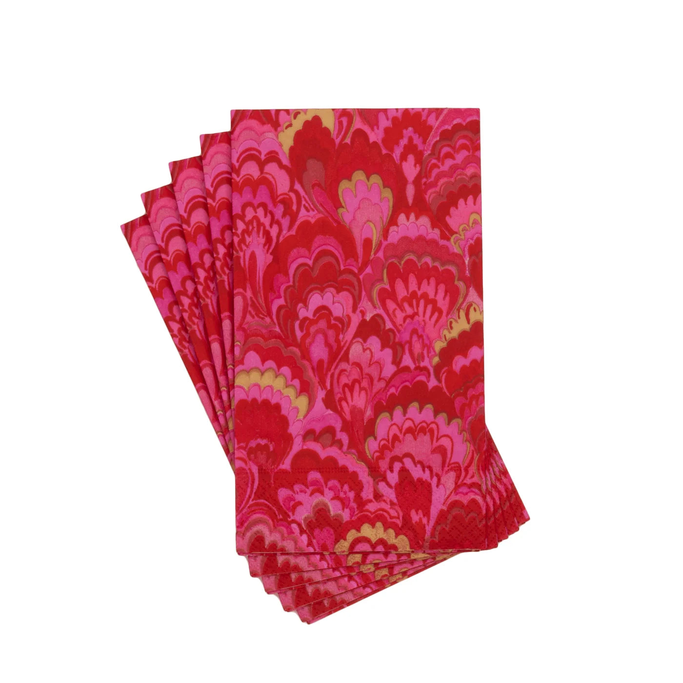 Marbled Ceramic Fuchsia Guest Towel