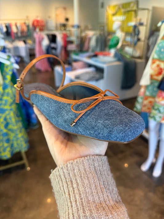 Arissa Strap Mule Denim-10