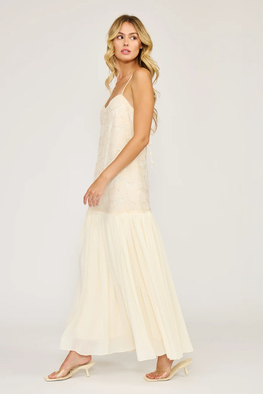 Emily Drop Waist Sequin Dress