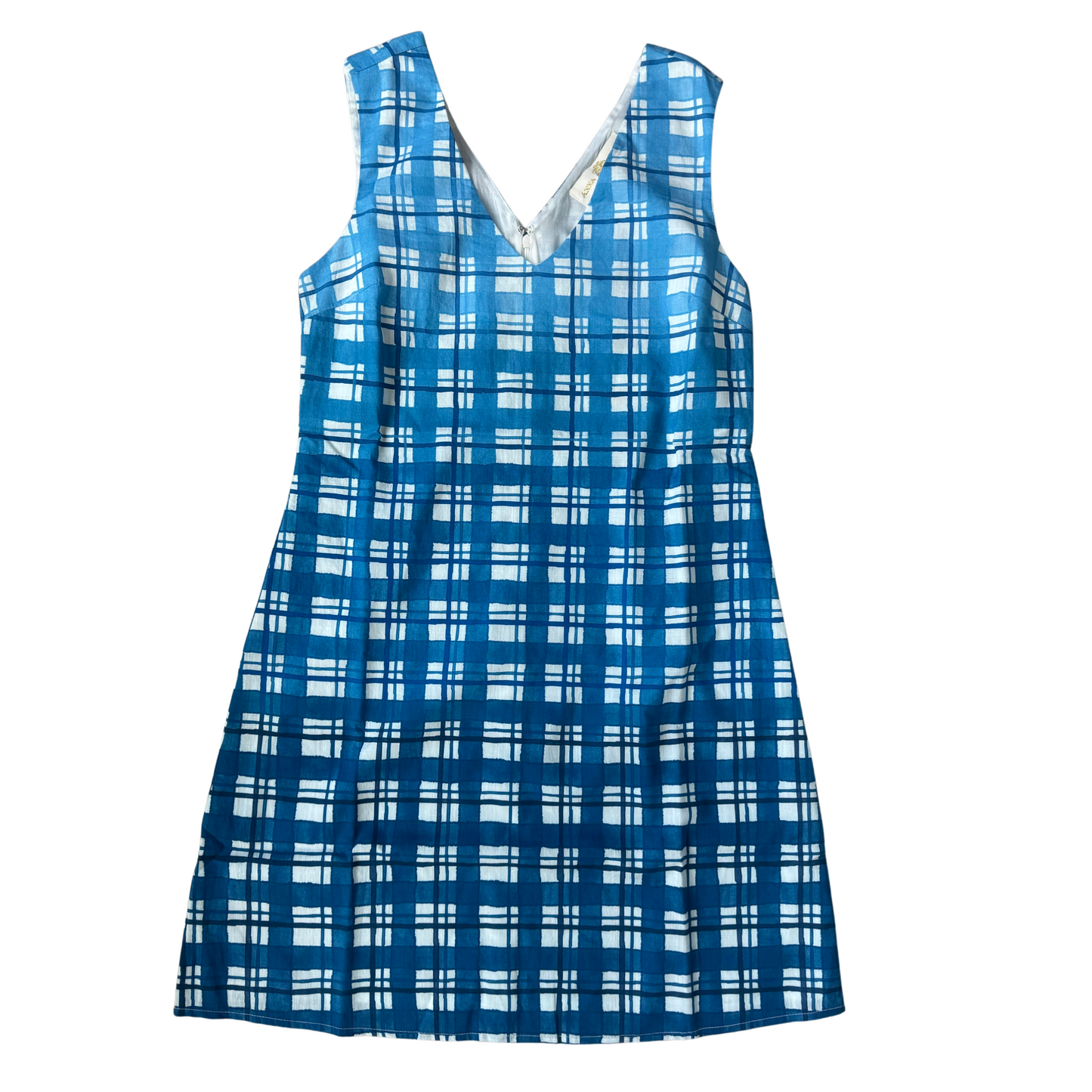 Kaylor Dress in Royal Plaid