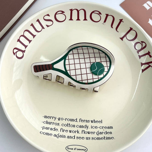 Tennis Racket Hair Claw