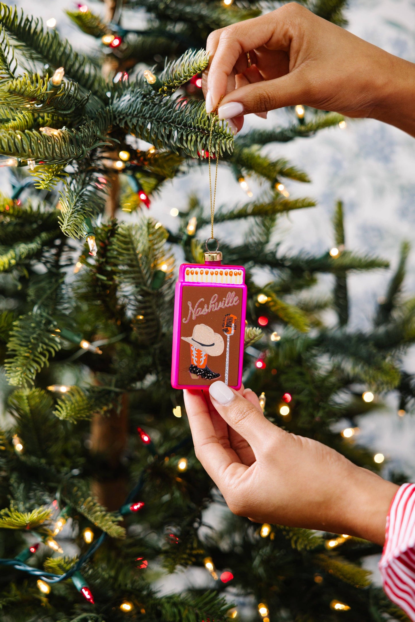 Matchbook Ornament - Nashville