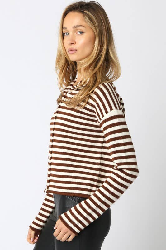 Elina Stripe Knit Top