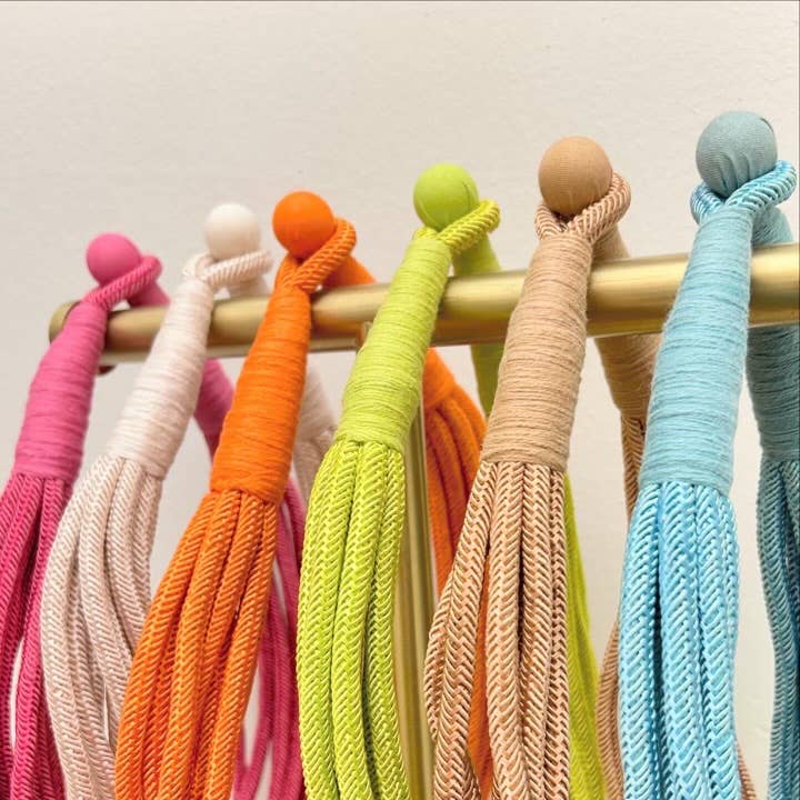 Slub 8 Strand Necklace Citrus