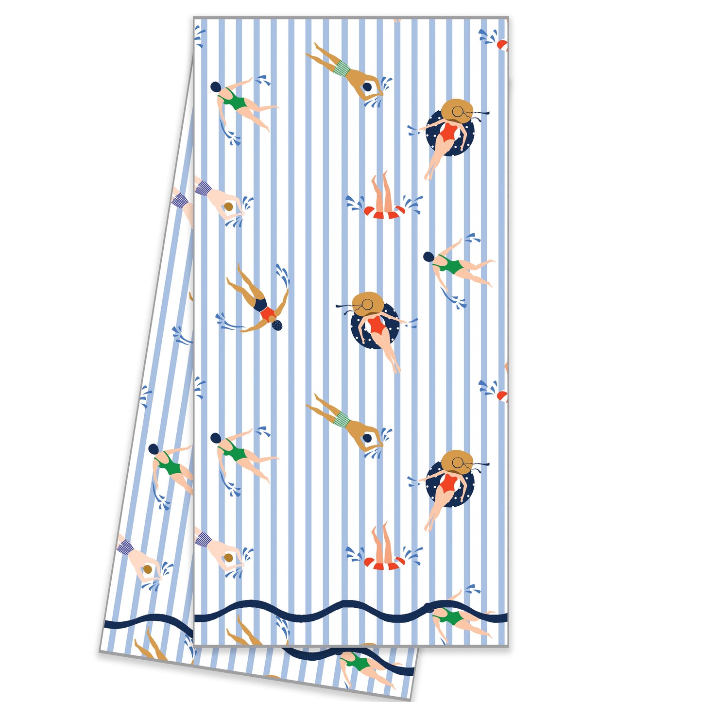 Swimmers Cotton Tea Towel