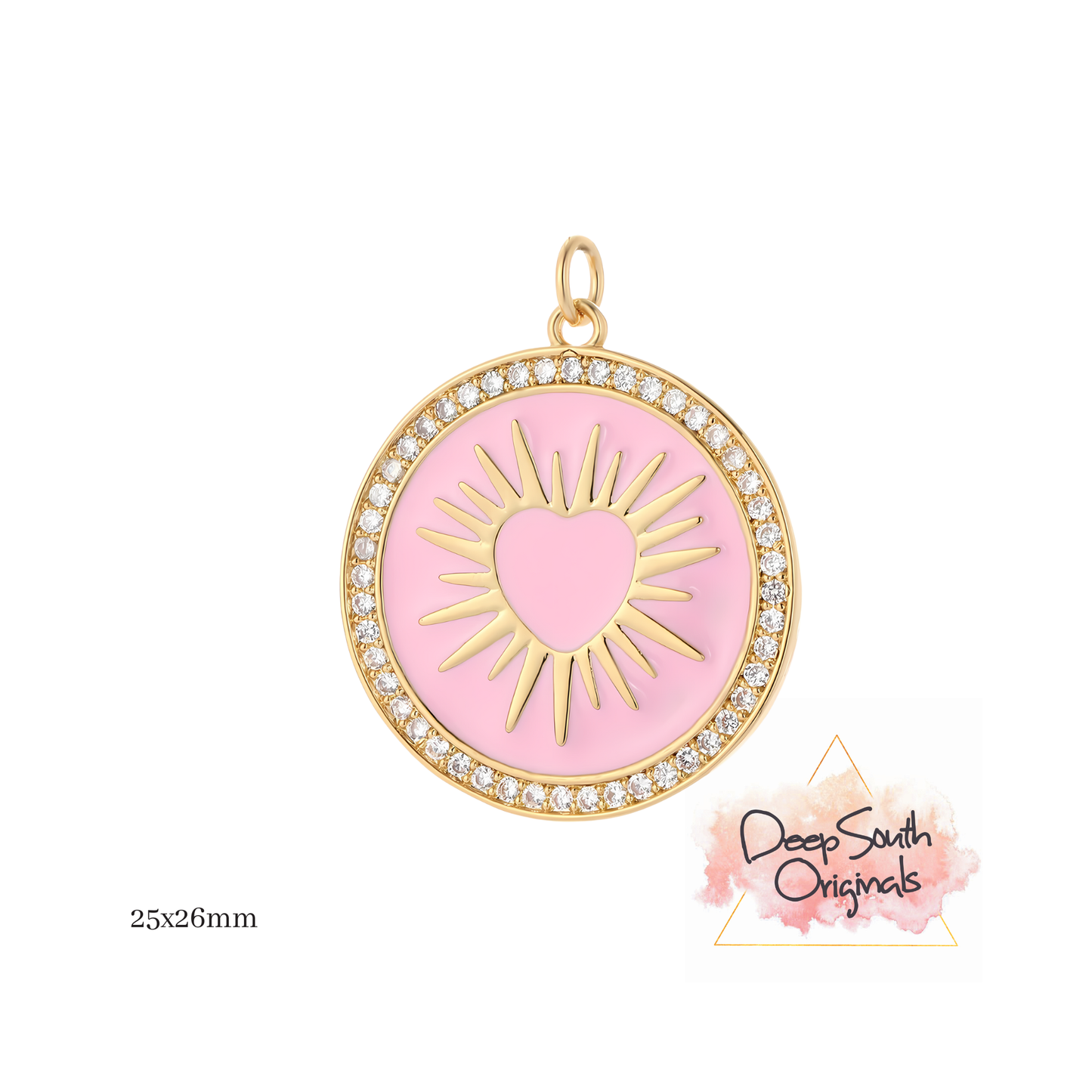 Radiant Heart Charm