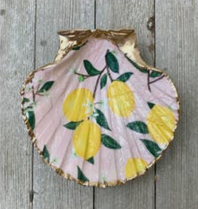 Pink Lemons Clam Shell